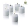 Box of 72 Unscented White Votive Candles – 10-Hour Burn Time – Perfect for Weddings, Parties, Spas, and Decorative Use